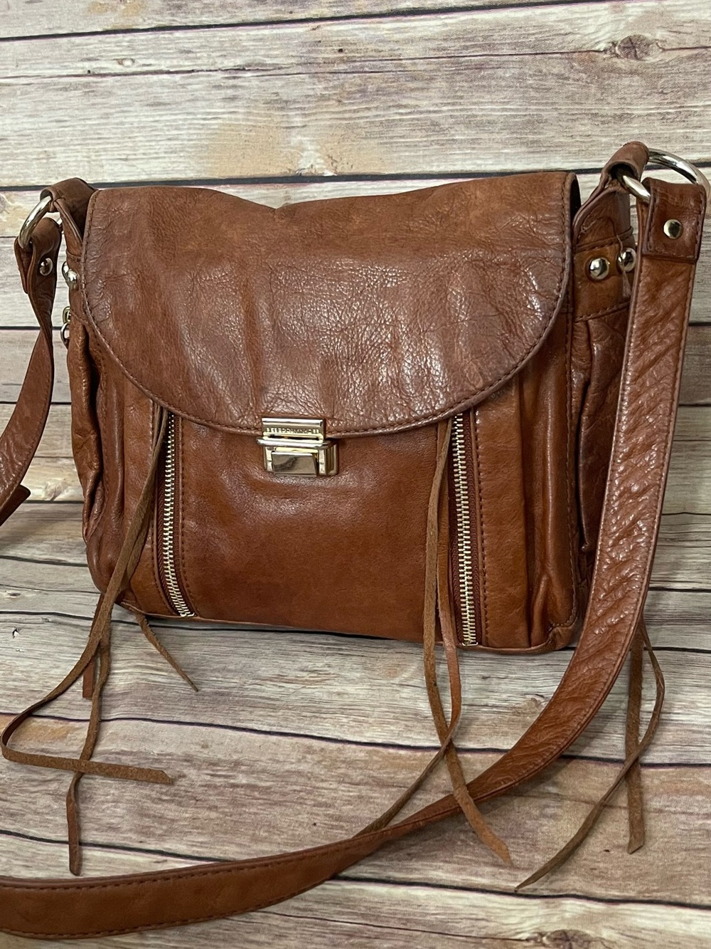 Rebecca Minkoff Beloved Mini Biden Leather Crossbody - Picture 2 of 7